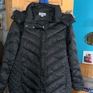 Kenneth Cole long puffer coat size 1x